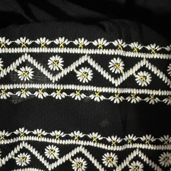 Max Studio Daisy Pattern Sleeveless Tiered Summer Dress - Picture 12 of 14